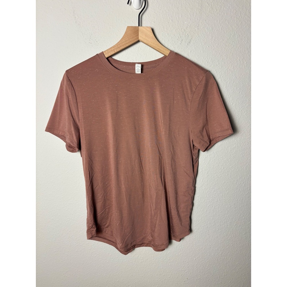 Lululemon Love Crew Short Sleeve T-Shirt Spiced Chai White Size 8